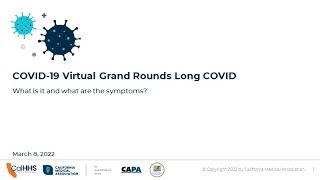 Virtual Grand Rounds: Long COVID