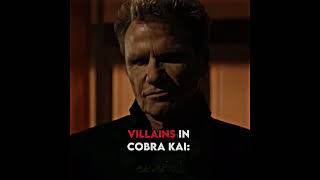 The scariest villains 💀😈 #cobrakai