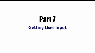 Java Programming Beginner Tutorials Part 7: Getting User Input