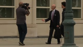 Marin's lawyer arrives in court for FIFA scandal sentencing