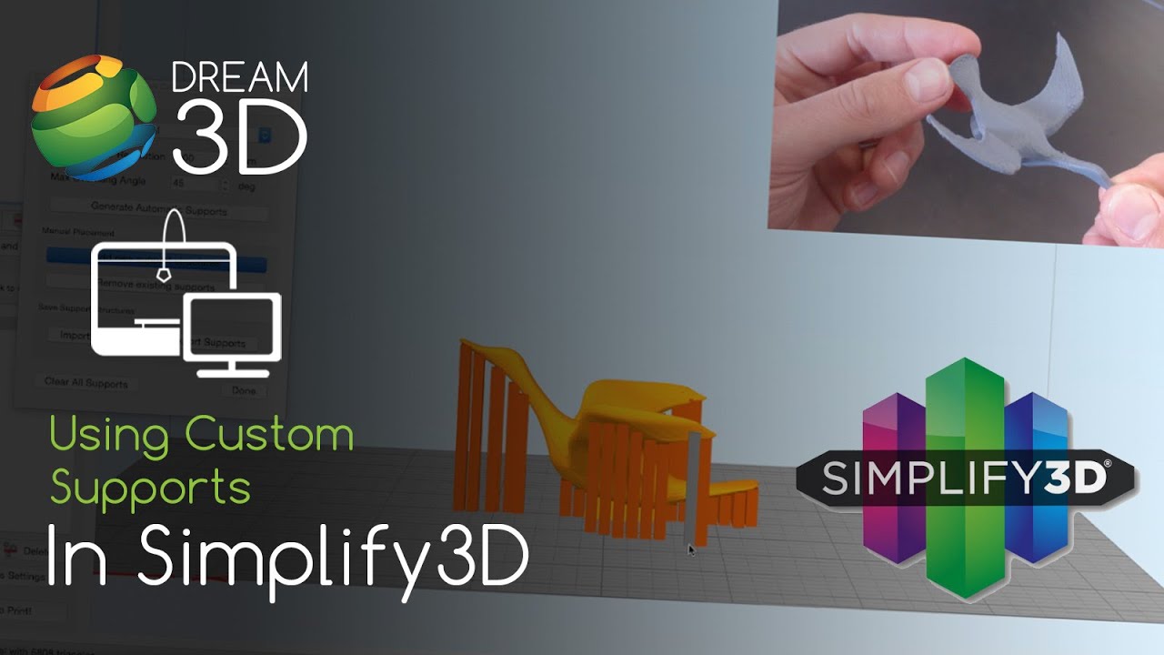 Custom Supports In Simplify3d Tutorial Dream 3d Youtube