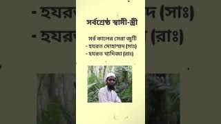 সর্বশ্রেষ্ঠ স্বামী-স্ত্রী #shortsfeed #motivation #islaminbangla #shortvideo