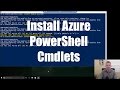 Getting started with PowerShell for Azure