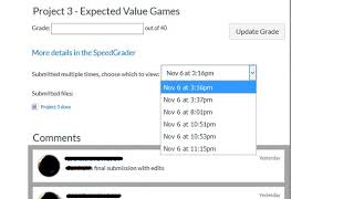 Submit Multiple files on CANVAS