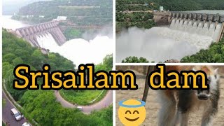 monsoon special trip to #srisailamdam beautiful dam 7 gates open 😇 😍 🤗 #dam #trip #travel #monsoons