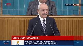 Kemal Kılıçdaroğlu CHP Grup Toplantısı'nda konuştu
