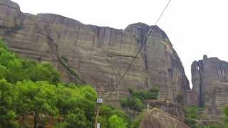 A 360-degree view of the mountains of Meteora