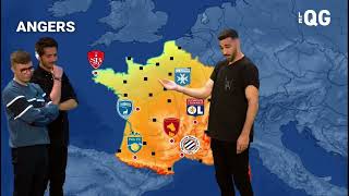 Quand Adil Rami doit placer Angers sur la carte de France