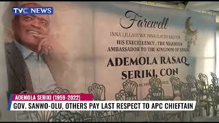 Tinubu, Sanwo-Olu Pay Last Respect to Late Nigerian Ambassador to Spain, Ademola Seriki