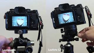 Leofoto Geared Head G4 and G2