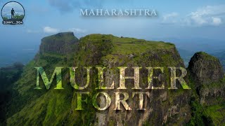 DRONE VIEW ON MOUNTAIN MULHER FORT | MAHARASHTRA