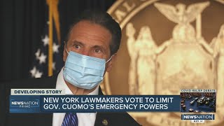 New York lawmakers vote to limit Gov. Cuomo's emergency powers