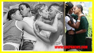 Two Ladies who were arrested by getting married as L3sb!ens at Kwahu