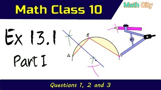 Exercise 13.1 class 10 maths part 1 | math city