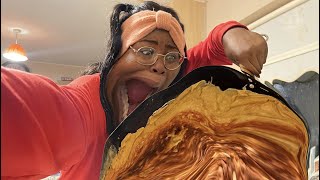 MAKING THE WORLDS BIGGEST PANCAKE!! GOES SO WRONG..|Victoria Adeyinka