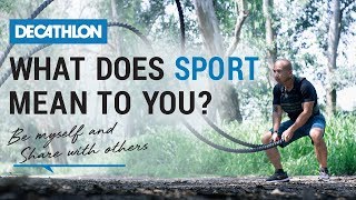 What does Sport mean to you? Episode 3 (Tino C.)