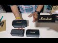 marshall emberton showdown unboxing emberton 2 u0026 3 which one wins