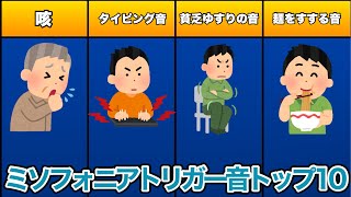 【ランキング形式】ミソフォニアのトリガー音トップ10を紹介！