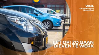 Politie deelt beelden van nieuwe diefstaltruc op parkeerplaats