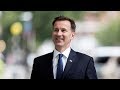 Watch again: Jeremy Hunt unveils no deal Brexit 'war chest'