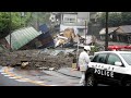 Japan landslides kill at least two, many more missing