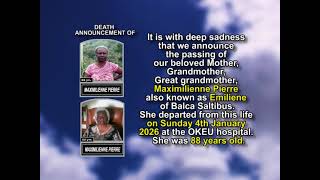 Maximilienne Pierre ~ Short Obituary