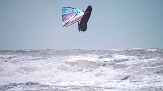 SLALOM RACING in GNARLY NORTH SEA WAVES!! (+ CRASHES) | vlog²³₂₀₂₀