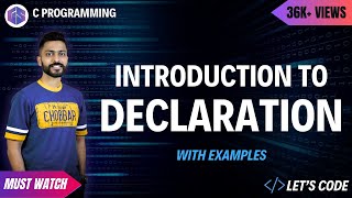 Declaration examples in C Programming