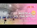 PExVC+ U18 Princess Cup: Round 1 - Australia vs. Malaysia