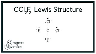 CCl2F2 Lewis Structure | How to Draw the Lewis Structure for CCl2F2