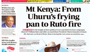 Mt Kenya: From Uhuru's frying pan to Ruto's fire