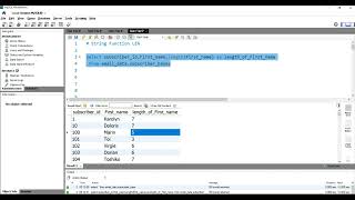 SQL String Function LEN | How to returns the length of the specified string in SQL | #LEN #LENSQL