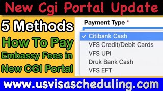 ✌ how to pay fees in New CGI Portal // 5 methods Explained in Detail ✌