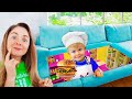 Kids Built  A Secret Cafe In The Their Room - Funny Stories For Kids @KidsDianaShow