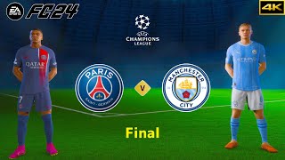 EA SPORTS FC 24 - PSG vs. MANCHESTER CITY - UEFA CHAMPIONS LEAGUE FINAL - PS5™ [4K]