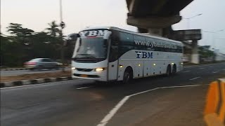 RAAHATH AC SLEEPER,YBM VOLVO B11R,SORNA,ORANGE,NATIONAL BB,KPN,TAT,PARVEEN BUSES FLYBY