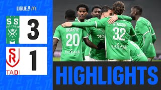 St-Étienne MAITRISE Reims et quitte la zone rouge | 16ème journée - Ligue 1 McDonald's 24/25