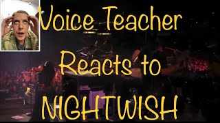 Voice Teacher Reacts // FIRST TIME ever hearing NIGHTWISH GHOST SCORE LIVE