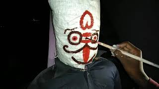 How to make a Scarecrow indian style # దిష్టి బొమ్మ తయారీ విధానం in Indian style