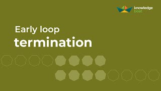 break Statement: Determine Early Loop Termination | ICSE Computer Applications | Java & BlueJ