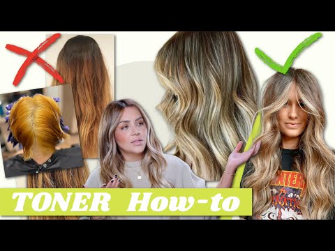 How can I tone down my bright blonde hair?