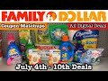 Family Dollar Couponing | Coupon Matchups | July 4th-10th Deals | All Digital Deals