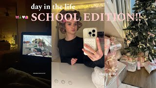 SCHOOL DAY IN THE LIFE!! 🎀🎄🤍*vlogmas 16