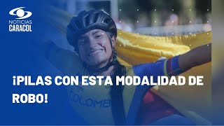 A bicampeona mundial de patinaje le robaron una bicicleta de 15 millones de pesos en Bogotá