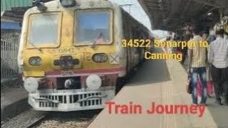 34522 Sonarpur to Canning by Local Train journey @chhottuSardar2023 #train