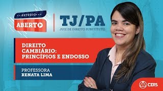 Aula gratuita sobre Direito Cambiário: princípios e endosso, com Renata Lima