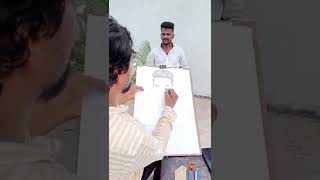 Man Live Sketch | Painting Tutorial | #Pencilsketch | Harrsha Artist | #Youtubeshorts