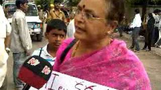 NRI Mother speaking to Media