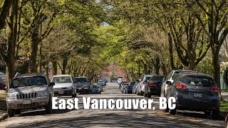 East Vancouver Early Spring Walking Tour - 4K HDR