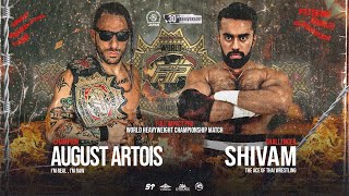 [ENGLISH COMMENTARY] FIP WORLD CHAMPIONSHIP : Shivam vs August Artois - IWA JAPAN HARDCORE FOREVER